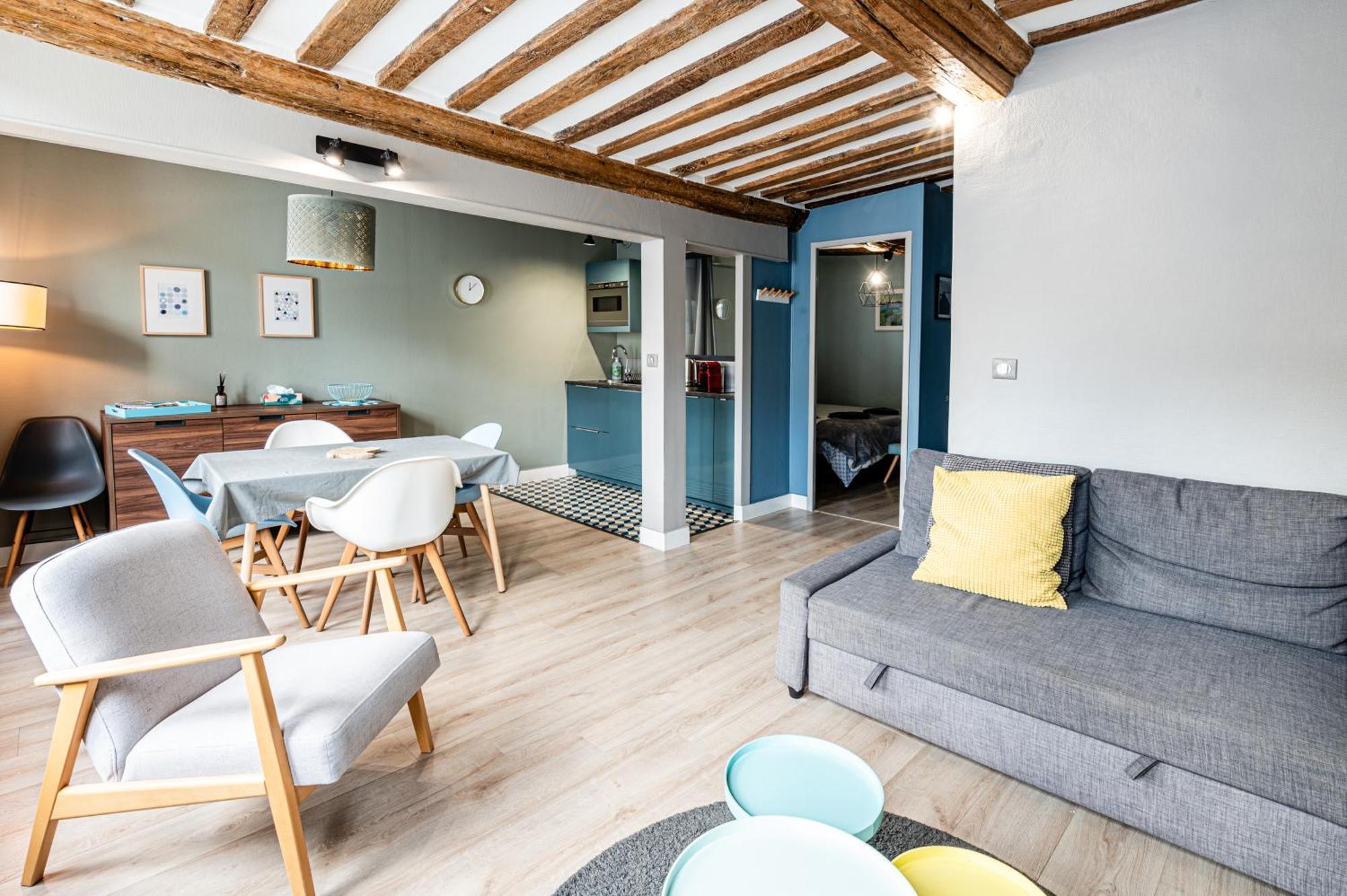 Апартаменты Cosy Loft - Plein Centre D'Онфлёр Экстерьер фото