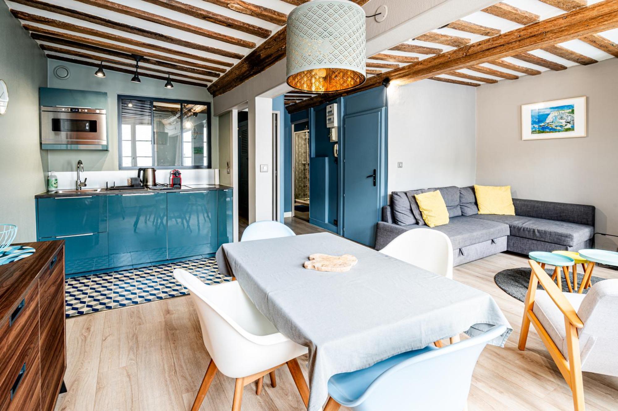 Апартаменты Cosy Loft - Plein Centre D'Онфлёр Экстерьер фото